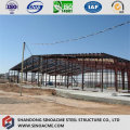 Steel Frame Structure Workshop Combined with Peb Shed Warehouse